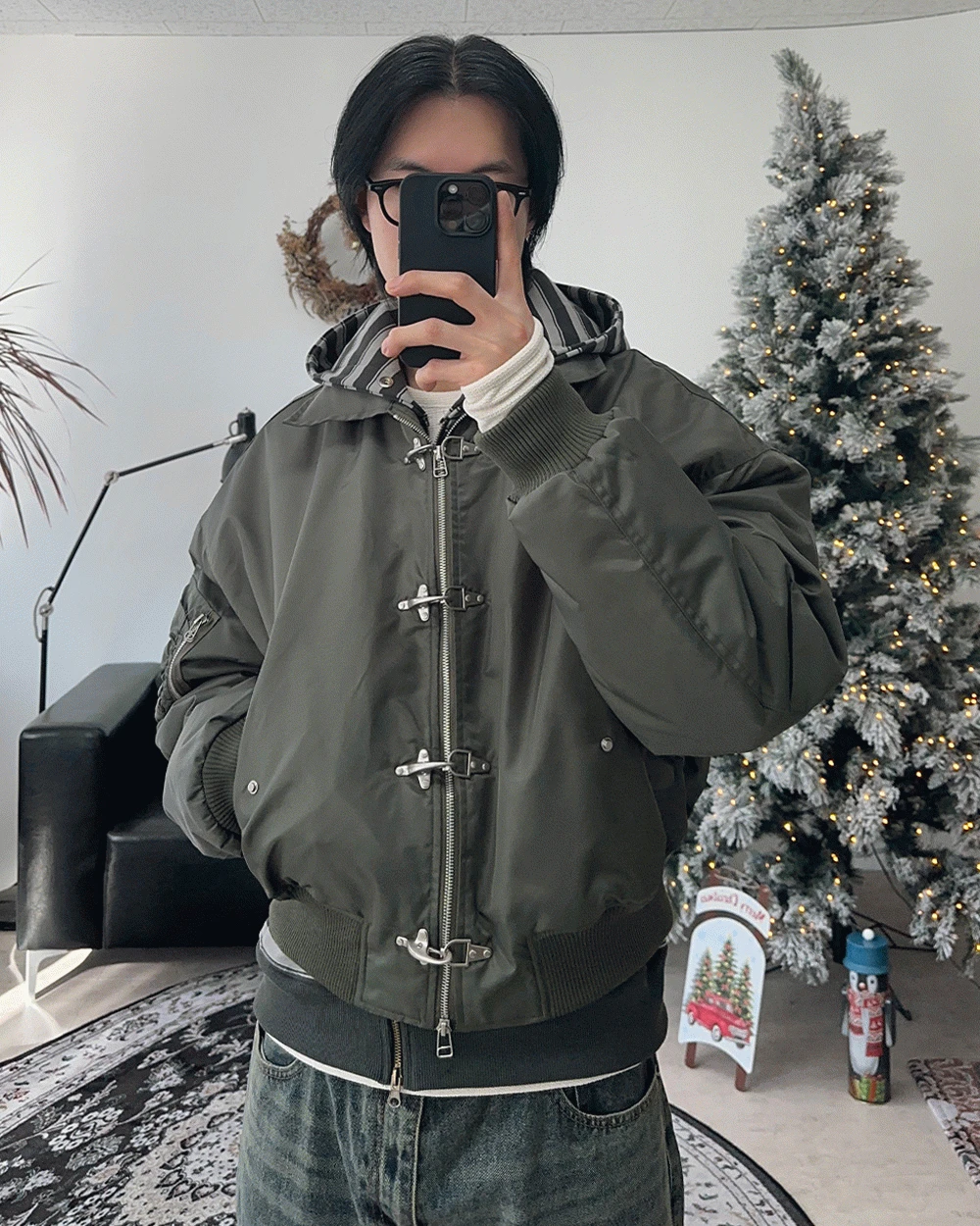 아키드 버클 항공점퍼