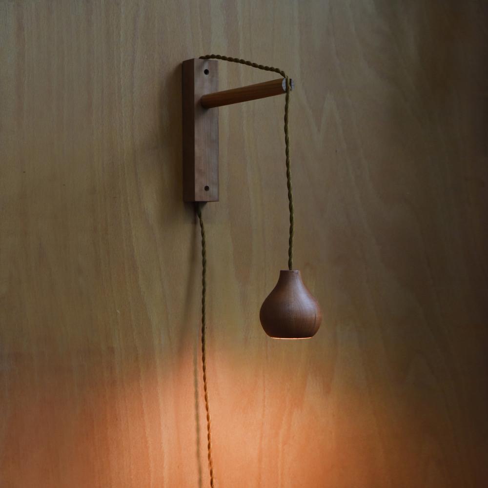 마늘 USB 원목 우드 펜던트 LED 벽조명