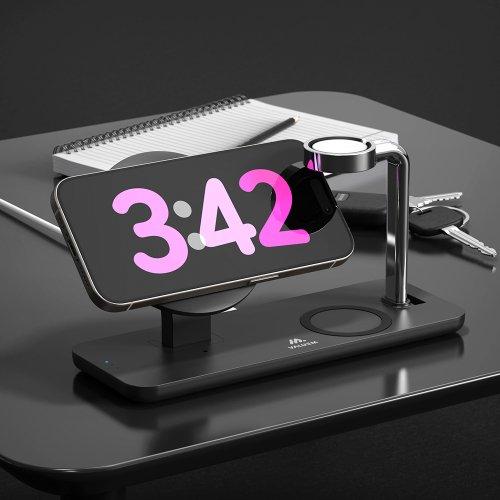 3in1 올인원 멀티 애플워치 에어팟 고속 무선충전기 맥세이프 지원