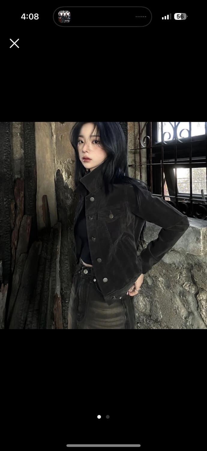 이은 코듀로이 숏자켓 | 후루츠패밀리