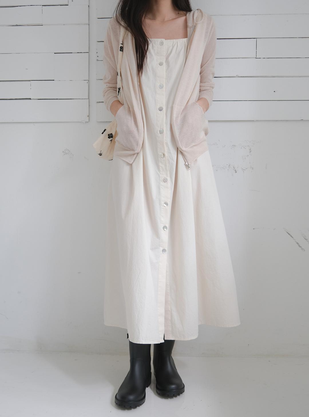 Picnic shrring dress (2col)