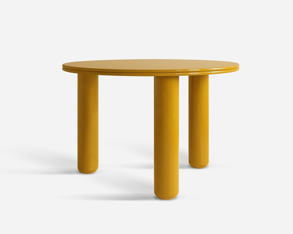 지오 원형 테이블 하이그로시