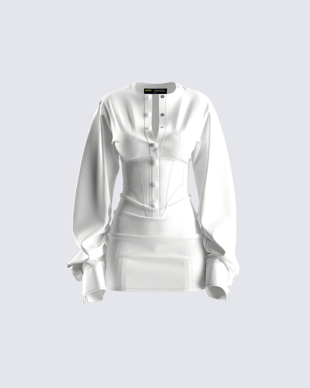 Alice White Mini Dress - XS