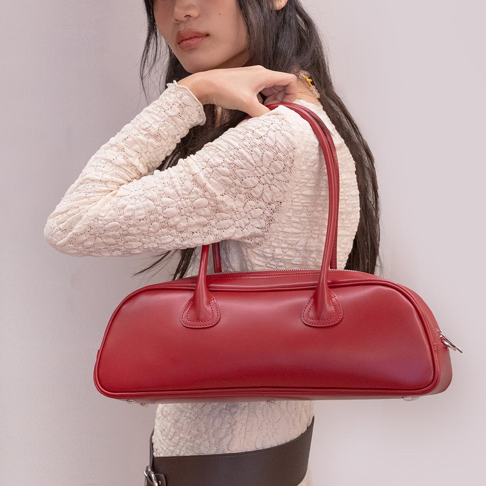 Bowling baguette bag Red
