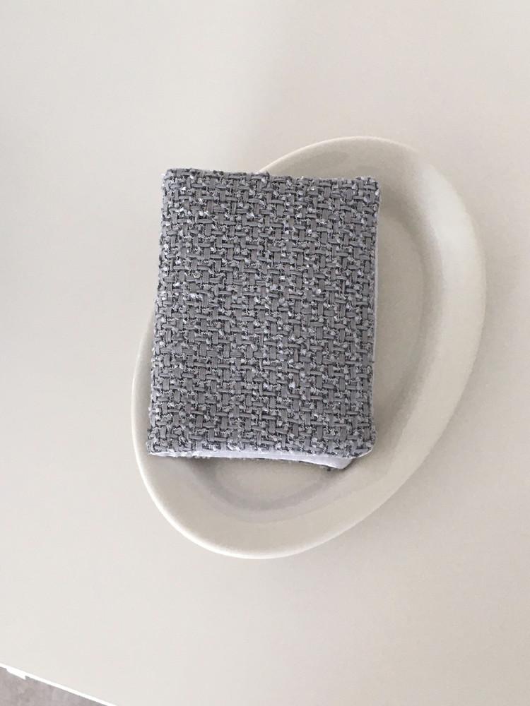 실버 트위드 북커버 다이어리커버 A6 B6 A5 신국판