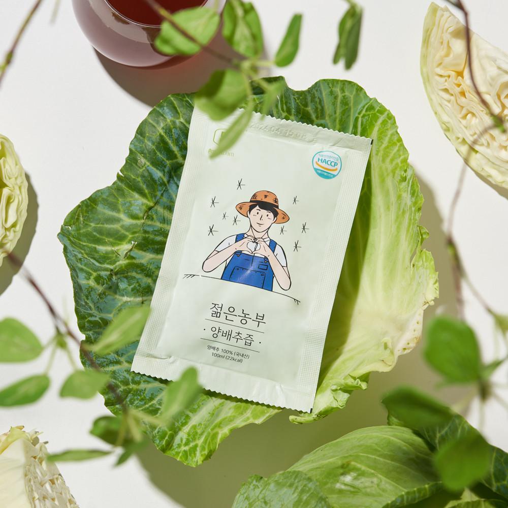 푸릇담 젊은농부 양배추즙 100포