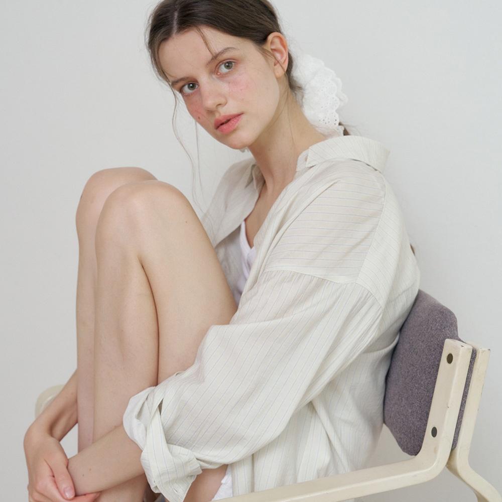 Soft Wrinkle Stripe Shirt