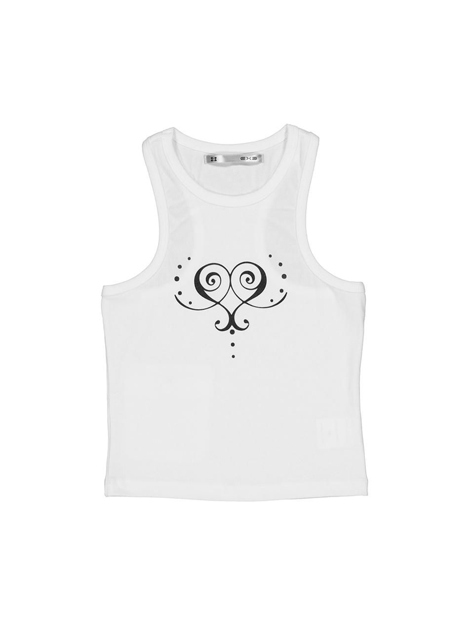 BACK POCKET HEART SL / WHITE
