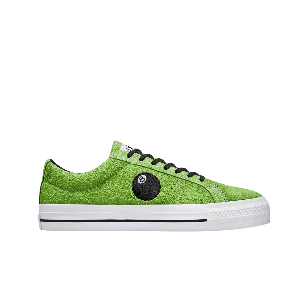 Converse x Stussy One Star Ox 8 Ball Green