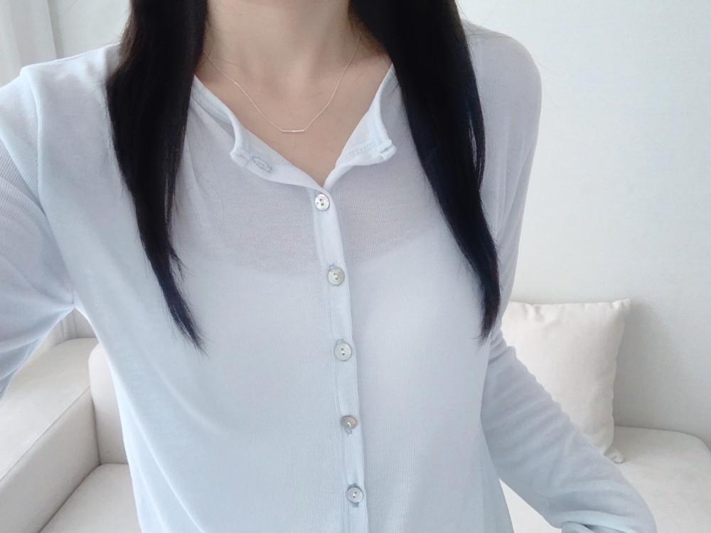 [여쿨웨안사템🪡] Summer button cardigan 여쿨 소라 긴팔 가디건