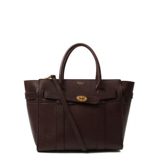 Zipped Bayswater in Oxblood, Calfskin Leather