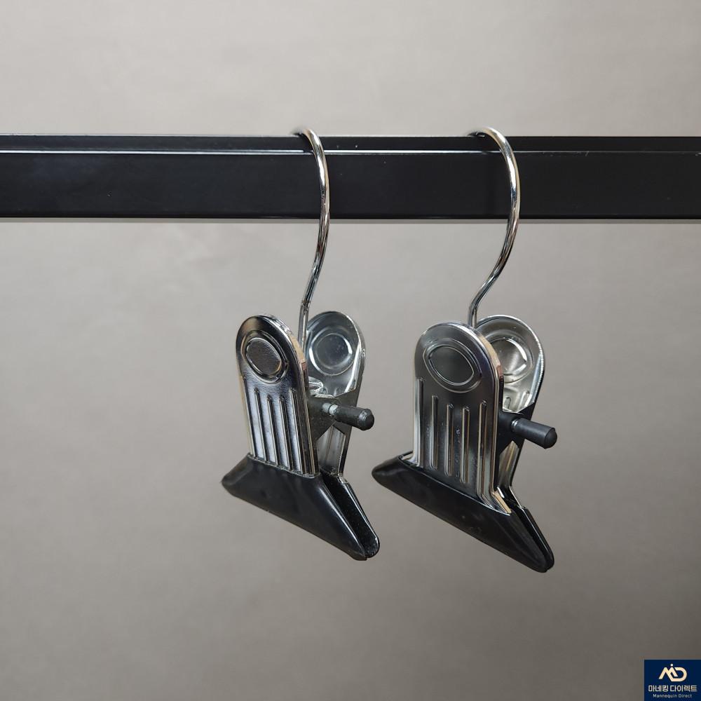 외집게 2P 다용도 소품집게 걸이 바지걸이 치마정리 후크 클립