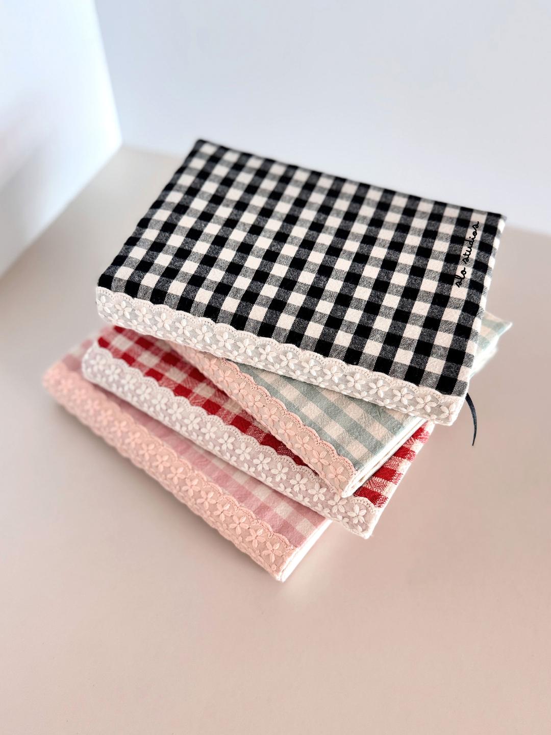 레이스 깅엄 체크 4컬러