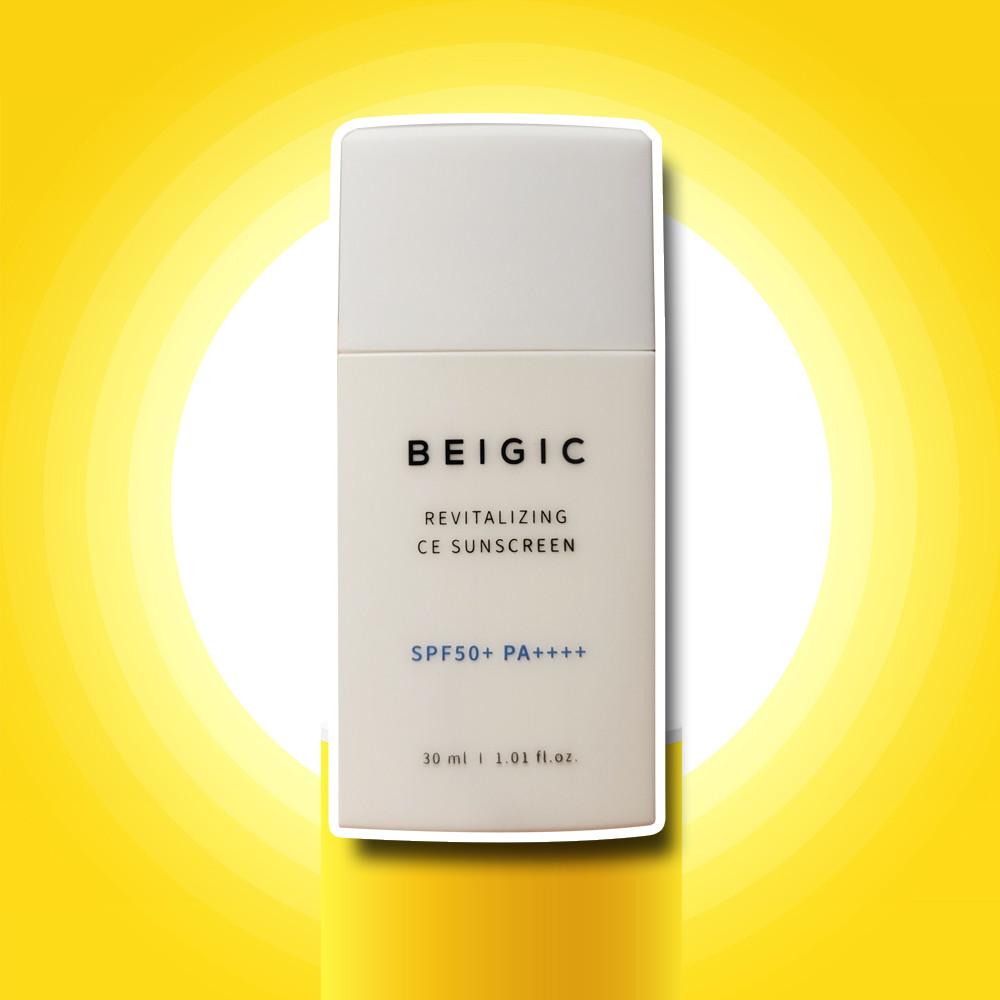 베이지크 선크림 올리브영 톤업 선스크린 파데프리 리바이탈라이징 1개