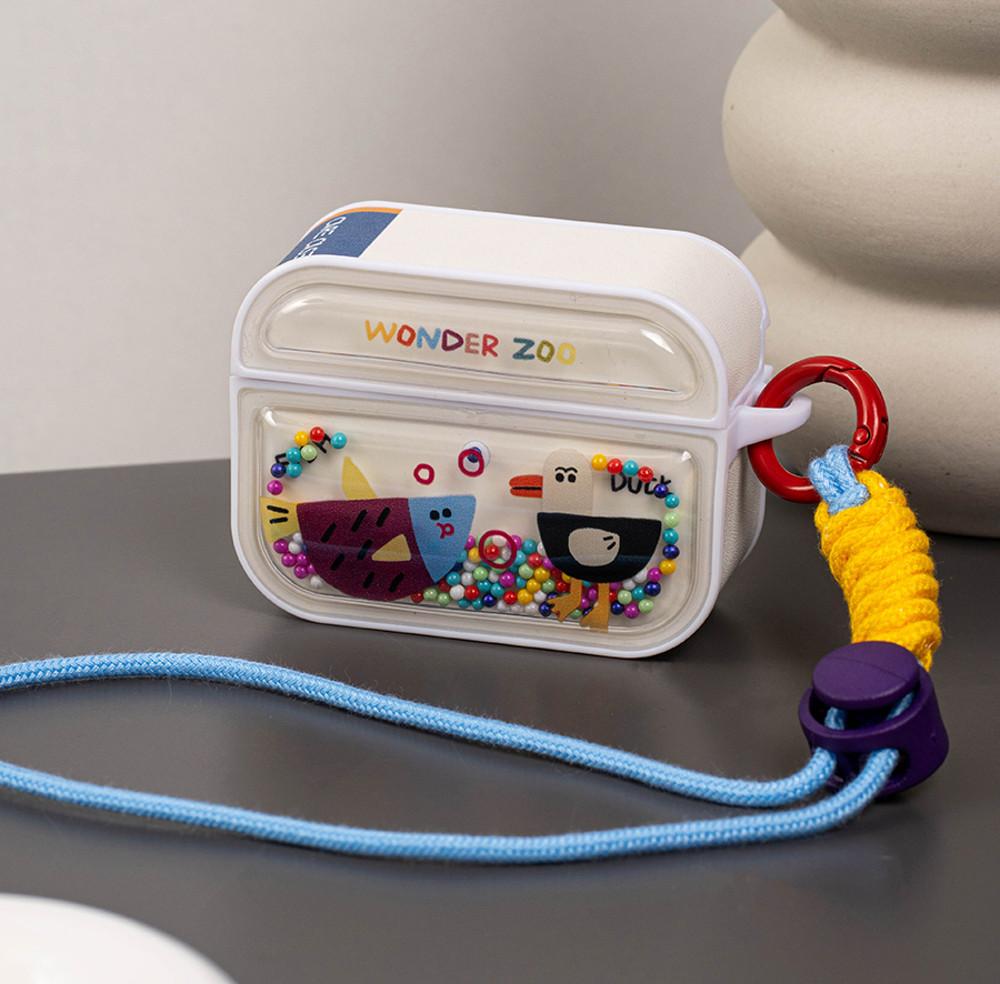 Morii 에어팟케이스1/2세대 프로 tpu 오리 동물원 케이스