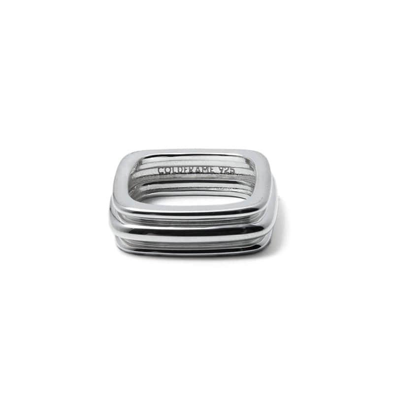 SQUARED POTTERY VESSEL RING