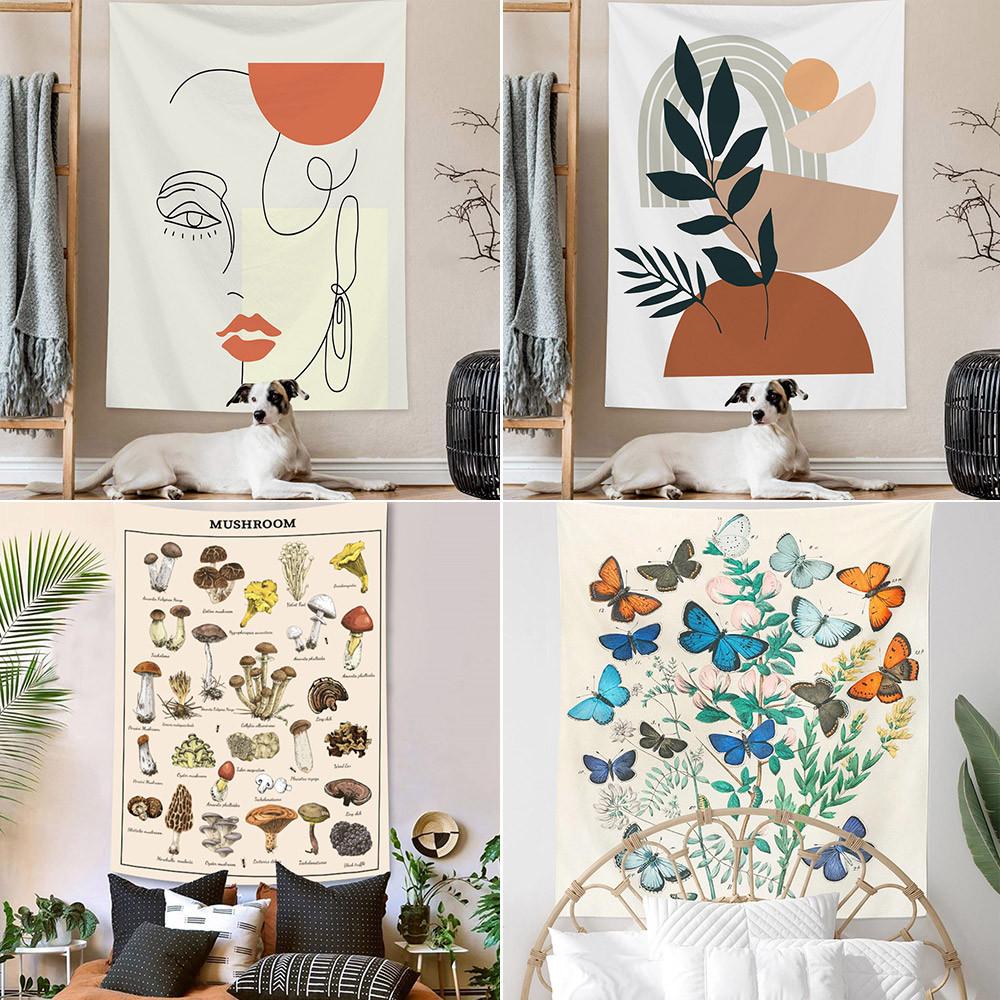 대형 패브릭 포스터 벽장식 인테리어 가리개 두꺼운 태피스트리 94종 150x130cm
