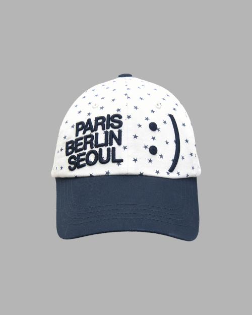 더뮤지엄비지터(THEMUSEUMVISITOR)  SMILE LOGO BALLCAP (WHITE) - 사이즈 & 후기 | 무신사