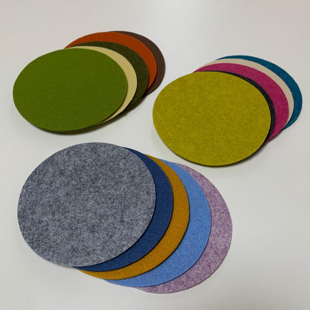 [SASO stand]  사소스탠드 부직포 펠트 코스터 컵받침 소품 화분 받침 (15 colors)
