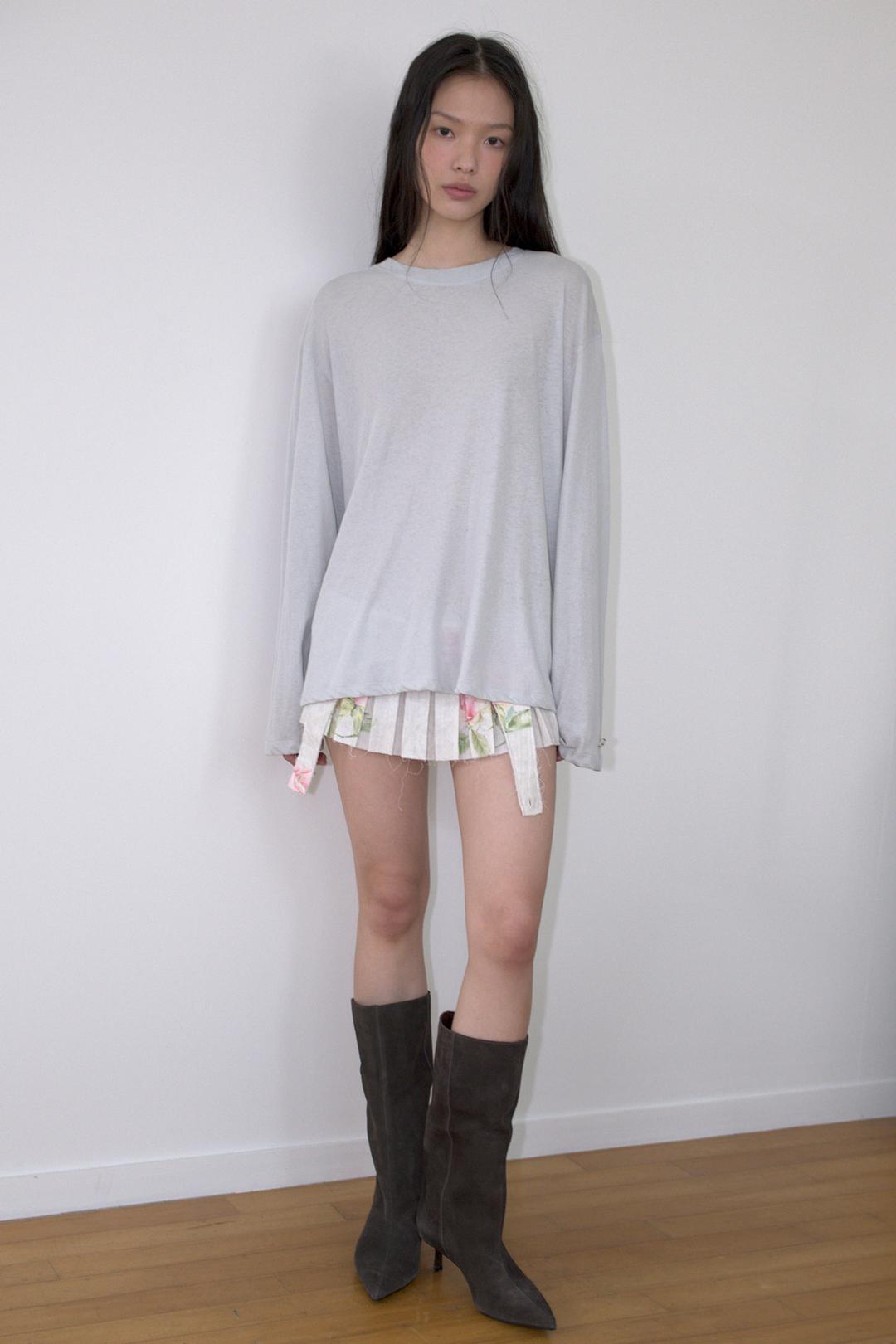 SUMMER LONG SLEEVE T-SHIRT_LIGHT GREY