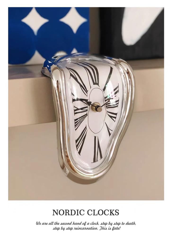 크림스튜디오 멜팅시계 명화 발바로드 달리 녹는시계 벽시계