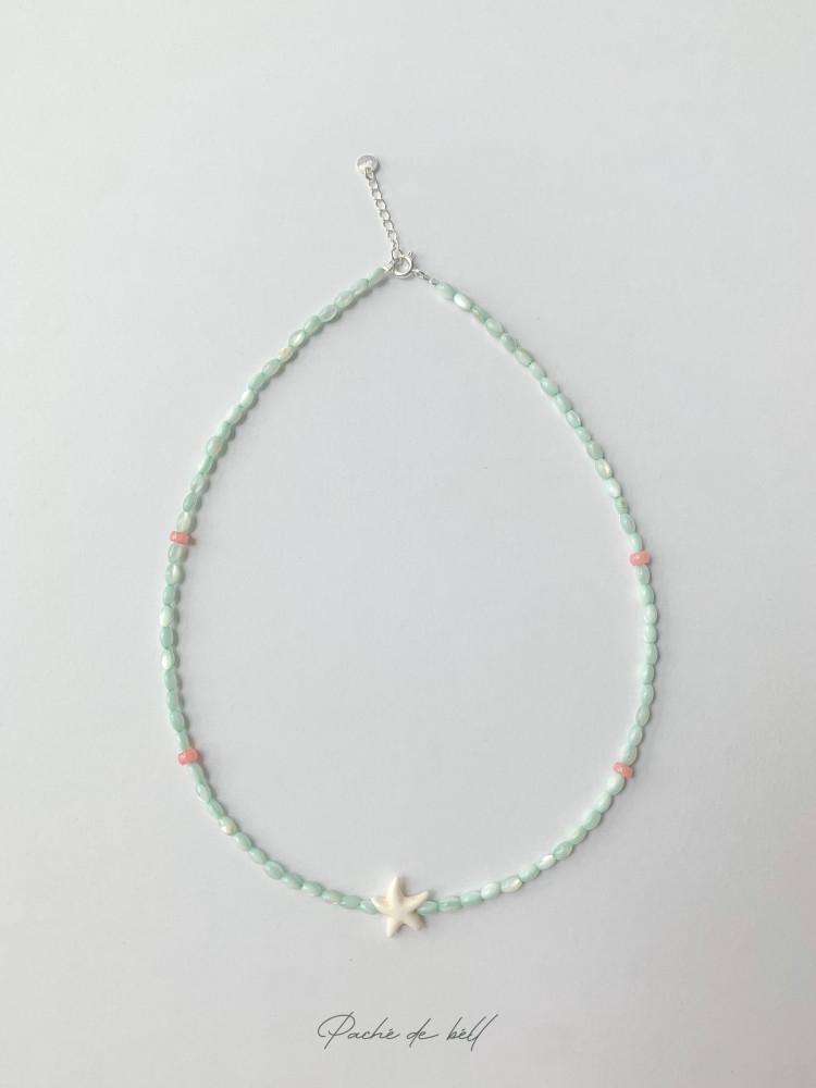 Sandy Necklace(925silver) - mint