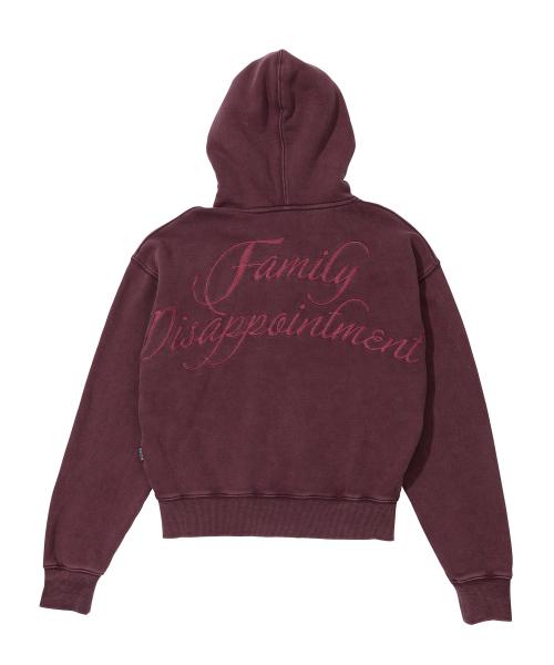 Bad Seed Washed Hoodie Zip-Up Deep Purple