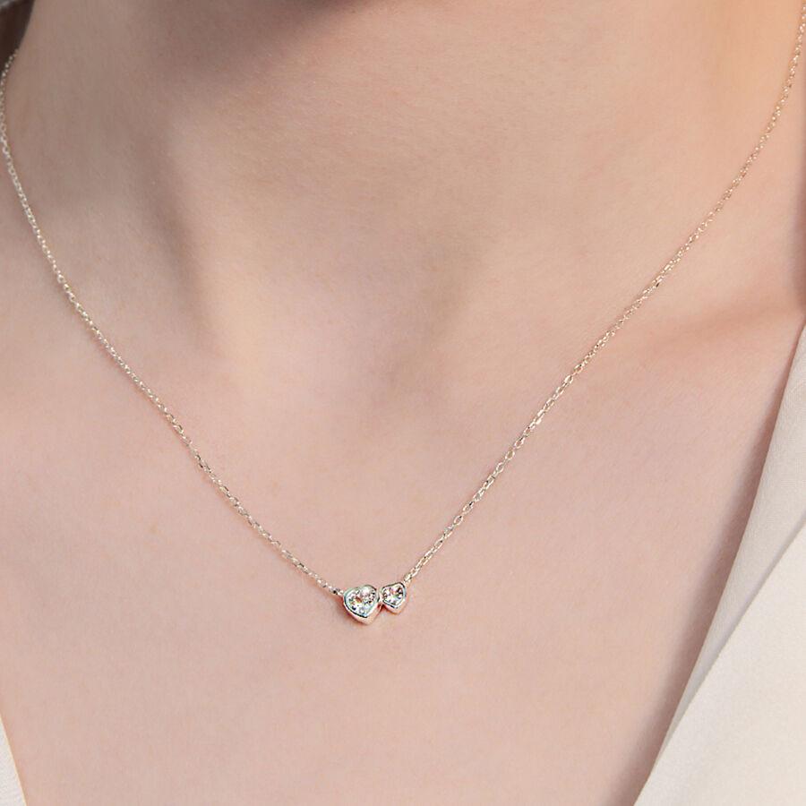 [에스파 카리나, 예린, 슈화 착용] twin heart necklace