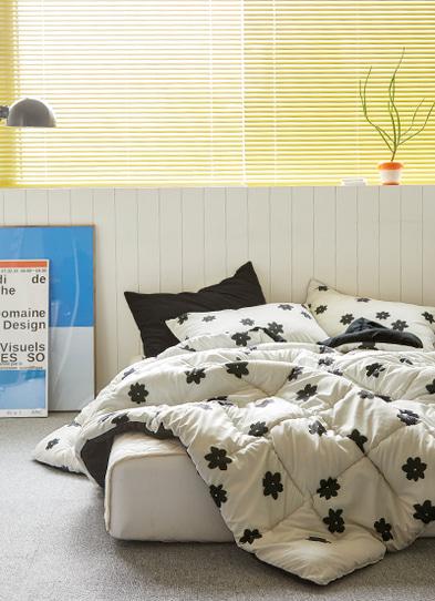 크로마 블랙 나노화이바 차렵이불/세트(SS)(Q)