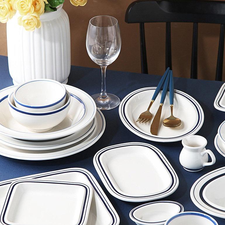 시라쿠스 메이플 라인 블루 테이블웨어 모음전 (21P)