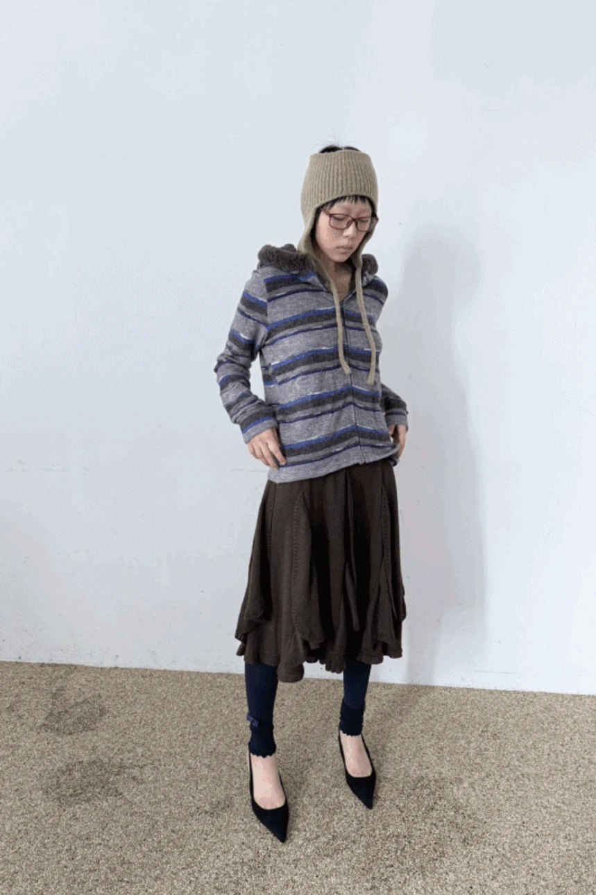 wave tier skirt (2color)