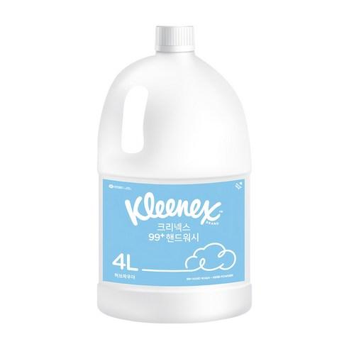 크리넥스 99+ 핸드워시 리필 허브파우더향, 4L, 1개 - 핸드케어 | 쿠팡