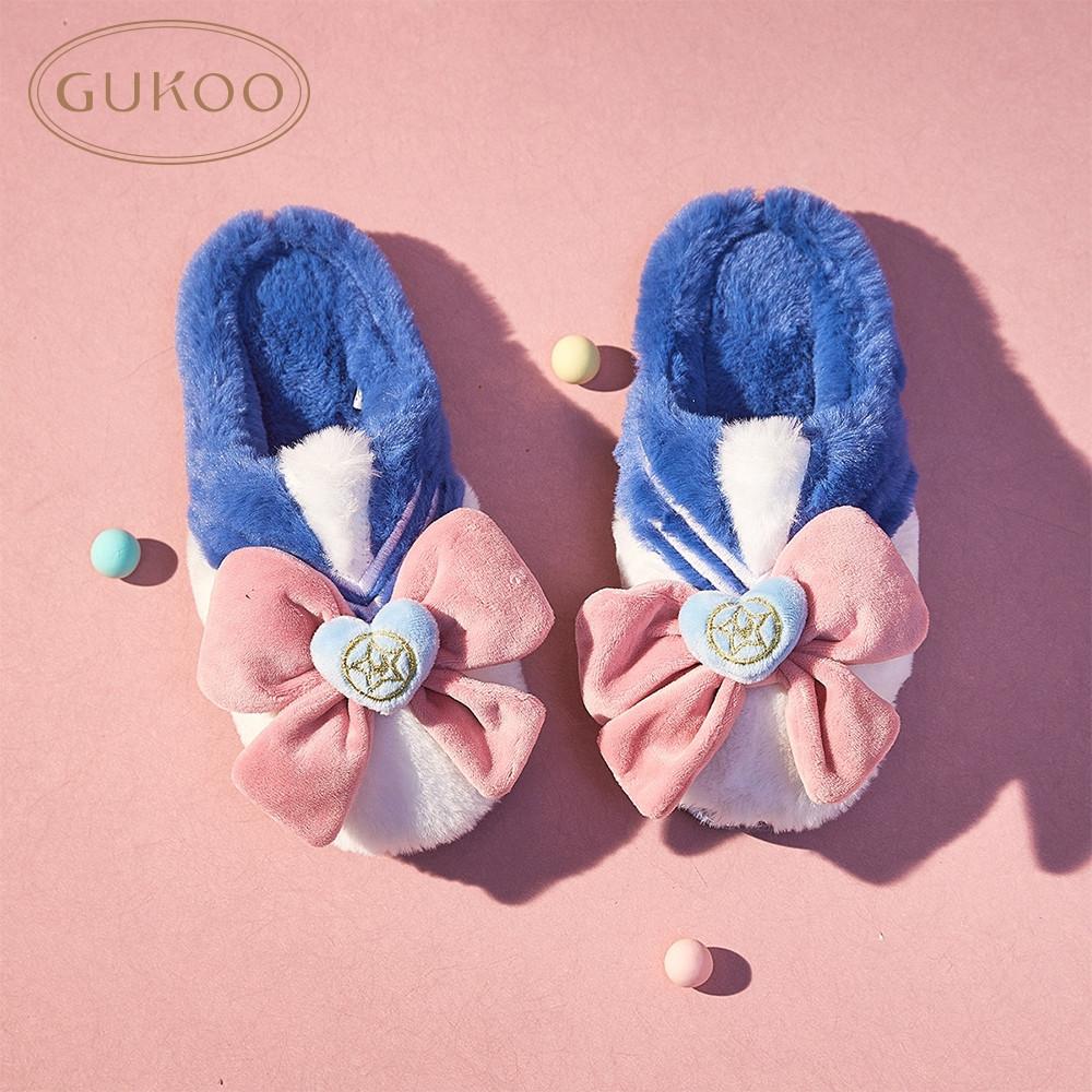 세일러문 슬리퍼 보온 털 실내화고무밑창 거실 층간소음 털 실내화 독서실 인기템 핫템