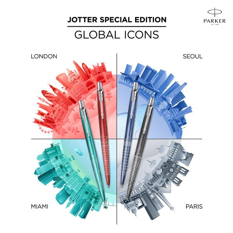 [무료 각인] 파카 조터 글로벌 아이콘 스페셜 에디션 드롭 2 볼펜 (모델 선택)
