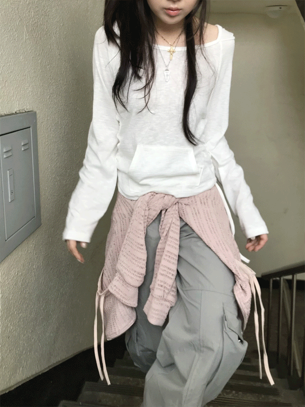 히피디피 morning hood tee (3color)