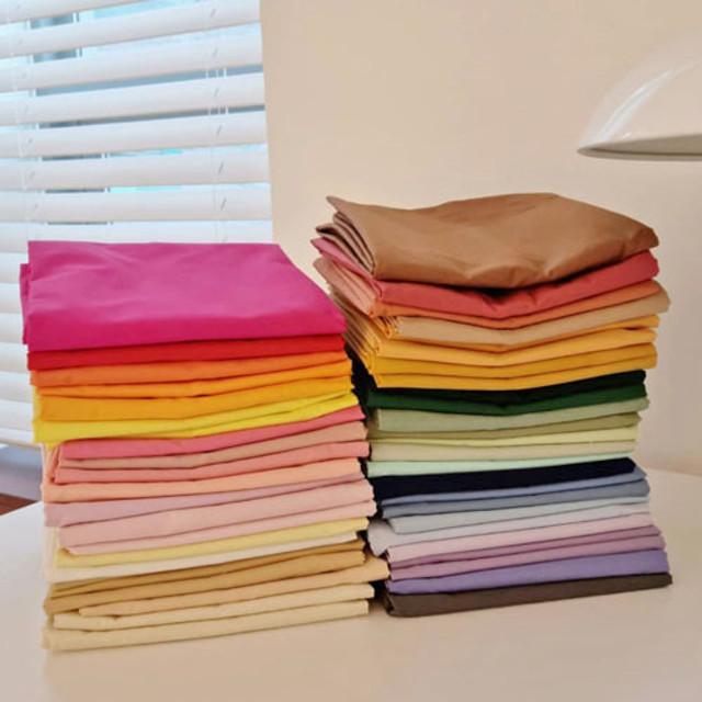 사각사각 베개커버 프리미엄 호텔베딩 (49color/자루,지퍼,리본)