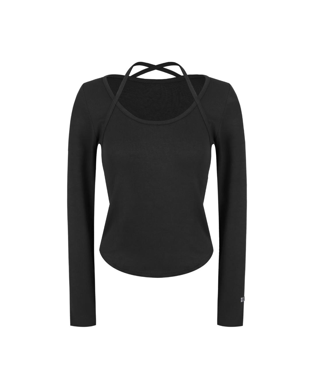 CS HALTER FLEX TOP-056 (BLACK)