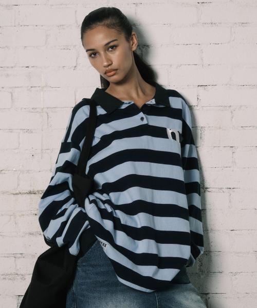 WING RUGBY SHIRT BLUE