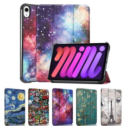 아이패드 에어5 에어4 10.9인치 아트 프린팅 스탠드 가죽 레더 태블릿 케이스