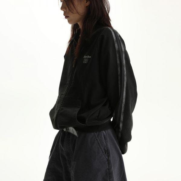 Sports Bar Short Lapel Zip-up (3colors)