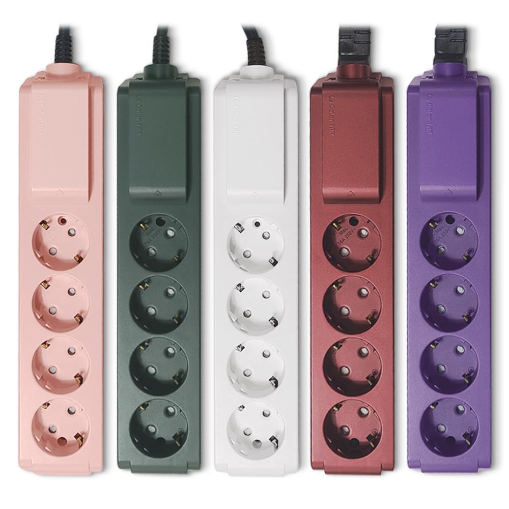 LS 고용량 멀티탭 4구 누전차단 16A 4000W 에어컨전용 1.5m 원형