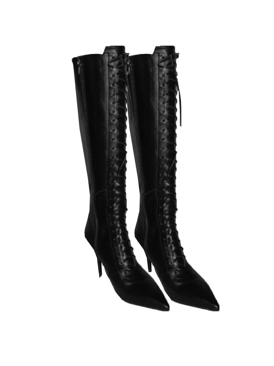 lace up long boots hill