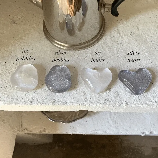 [new감성톡ღ] 아이스 조약돌 하트 호마이카 비정형 맥세이프 그립 스마트톡 2color