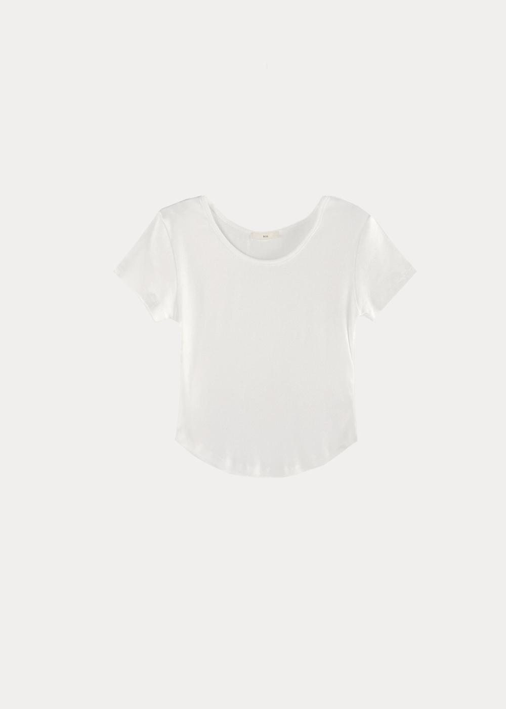 [9/2배송예정] simple fly top / white