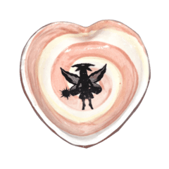 Pink Pink fruitinkerbell dish