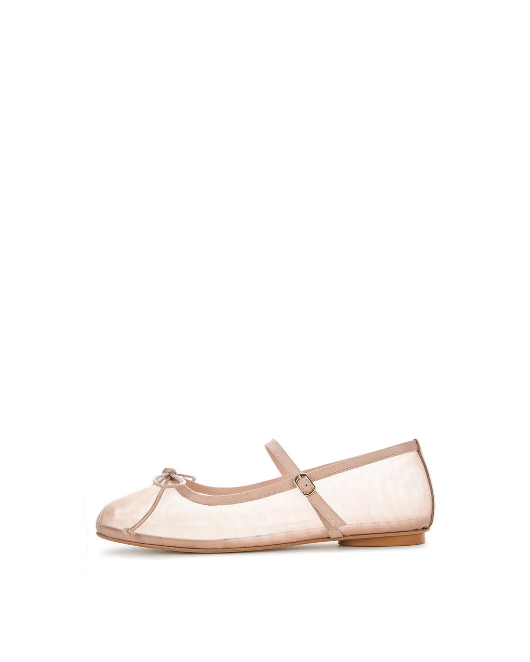 SIA Ballerina Mesh Flats - BEIGE