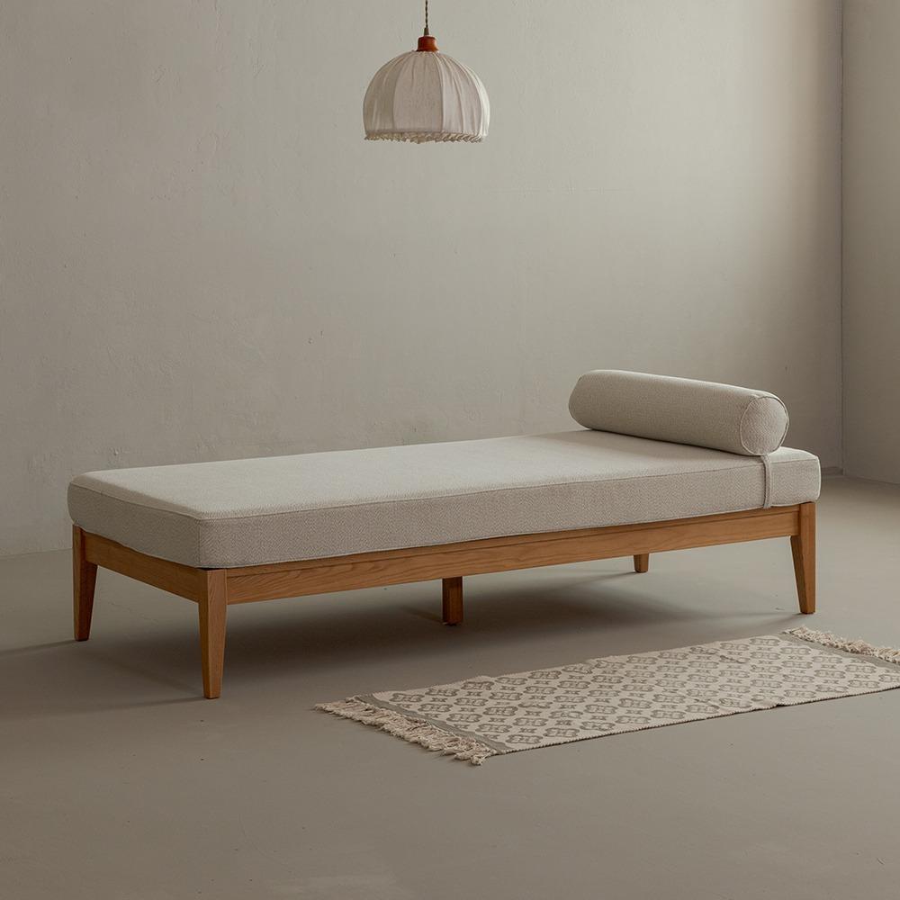 해나 오크원목 데이베드소파