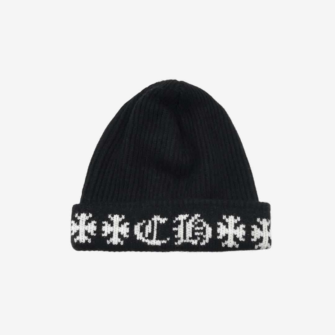 Chrome Hearts Big Daddy Cashmere Beanie Black