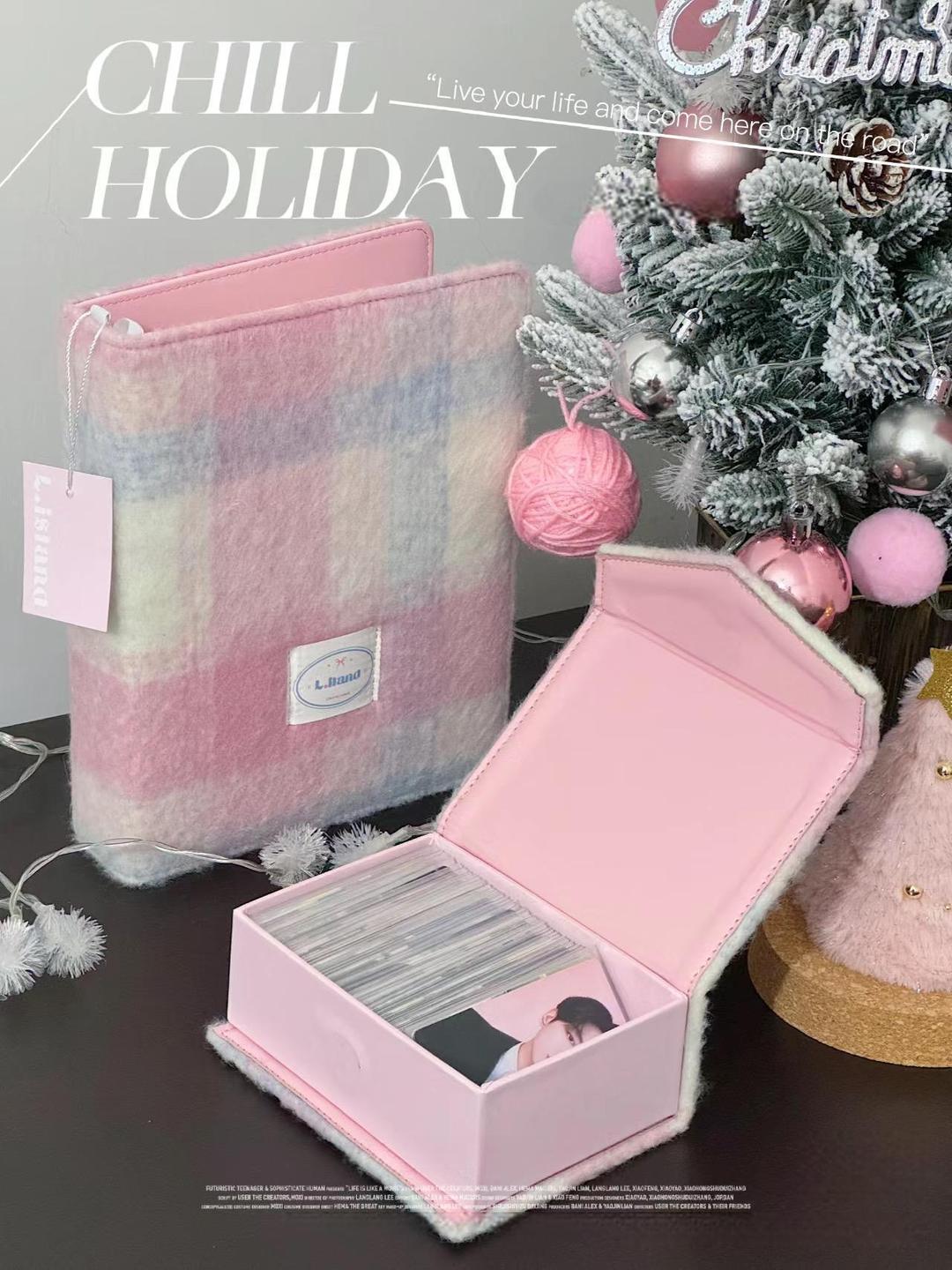 수심 Pink Mood Binder 핑크 무드 바인더 콜렉트북 3인치 포카 보관함 다이어리