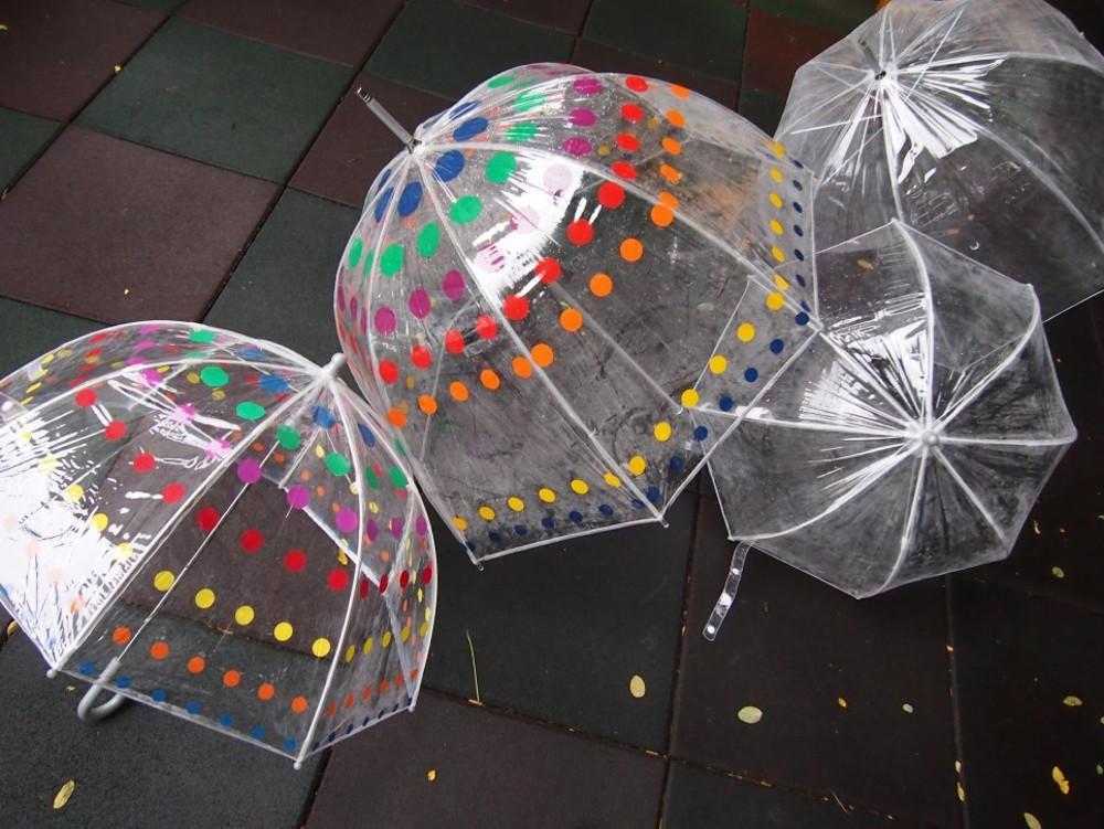 [바로배송] 토스우산 토츠우산 totes 투명 홀로그램 돔우산 소형/대형
